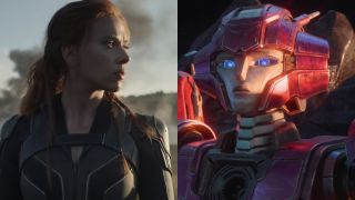 Scarlett Johansson in Black Widow and Transformers One