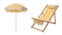 Colourful garden furniture - colourful garden parasol - colourful deckchair - Business and Pleasure