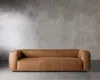 Arhaus Madrone leather sofa