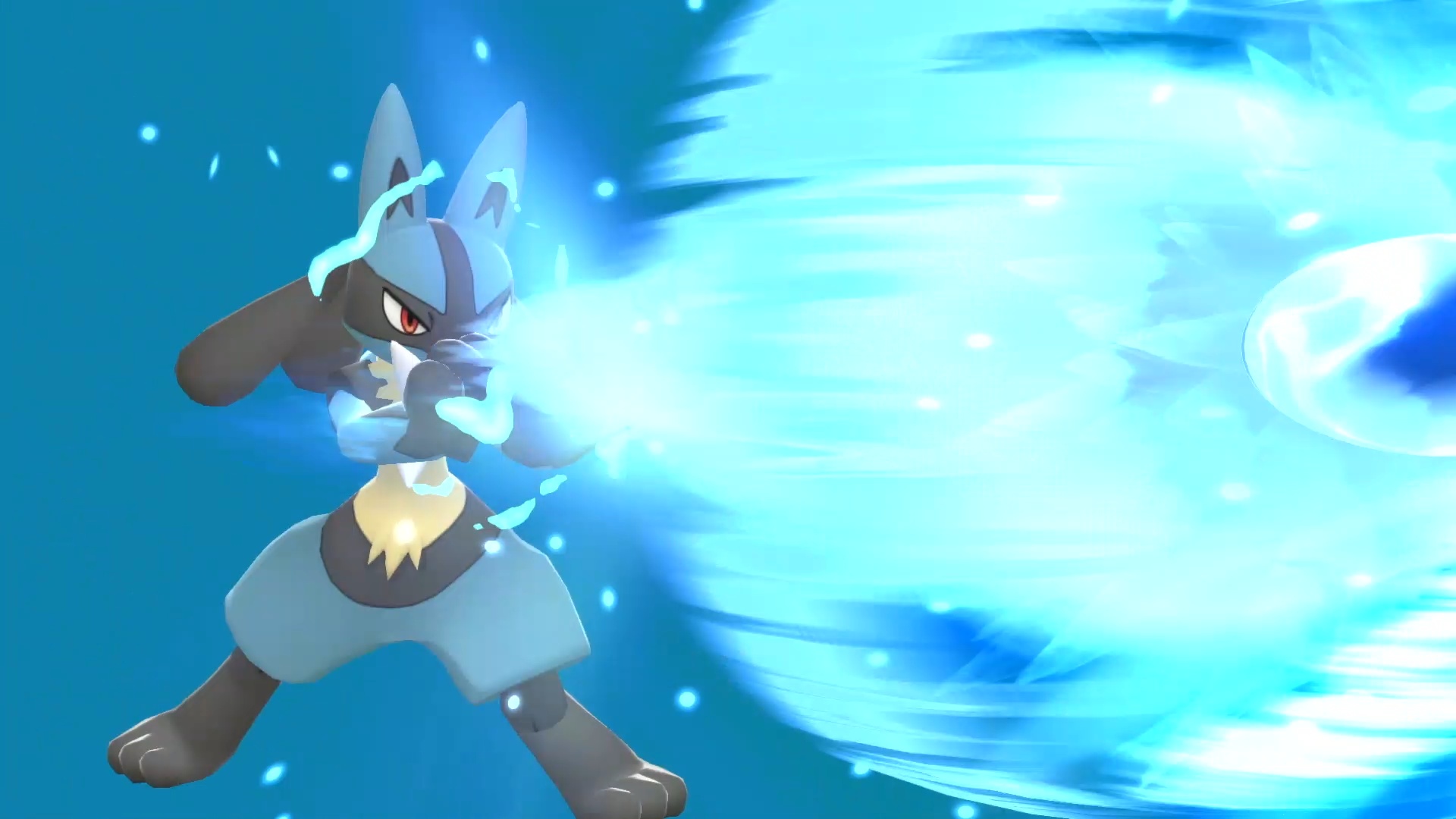 Pokémon Diamond and Pearl remake: Lucario fighting