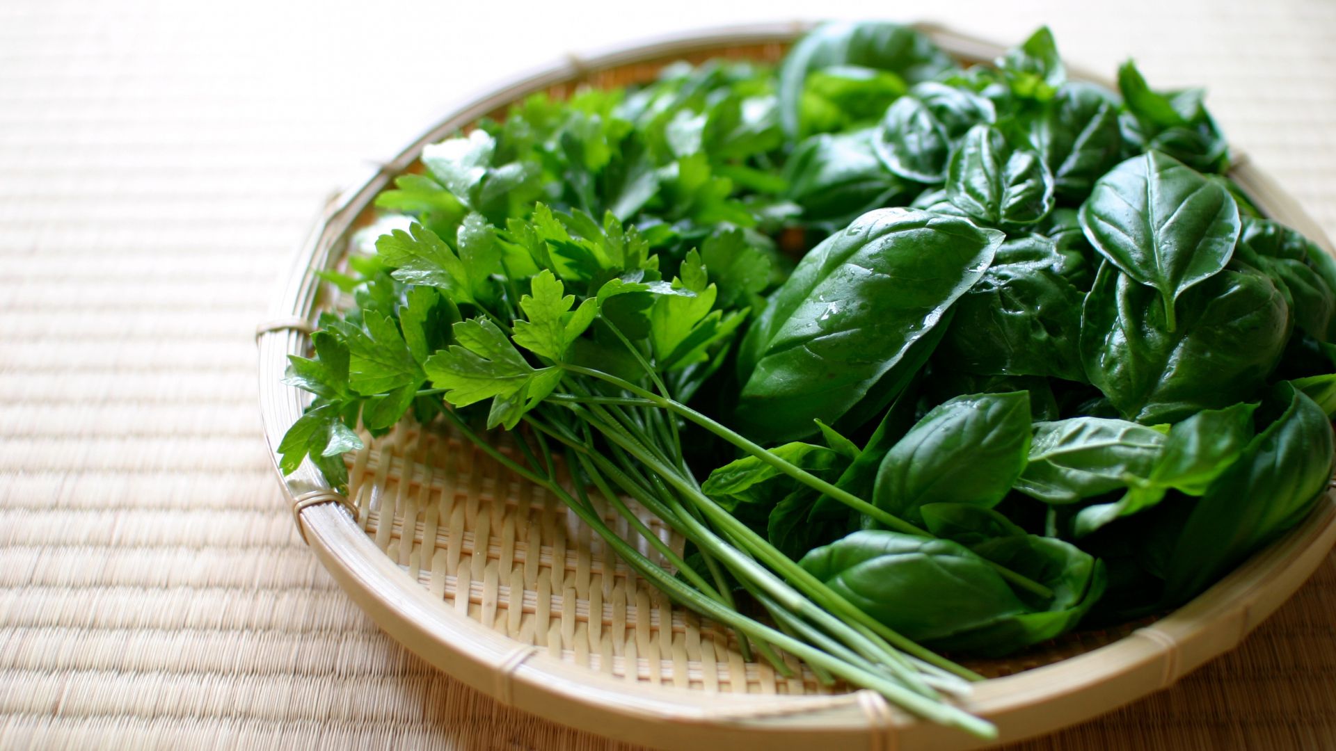 Basket of herbs