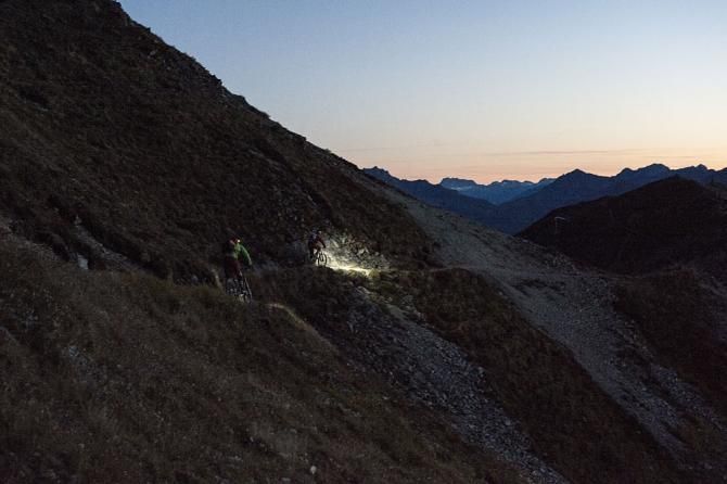 Thomas Frischknecht and Thomas Giger on their last descent