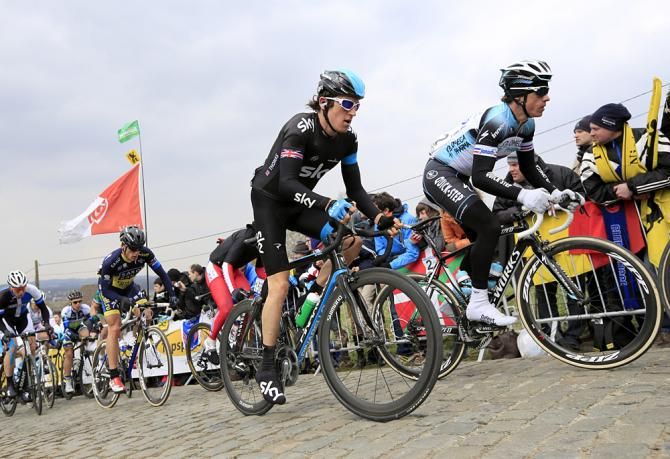 Geraint Thomas (Sky) before his spell of bad luck.