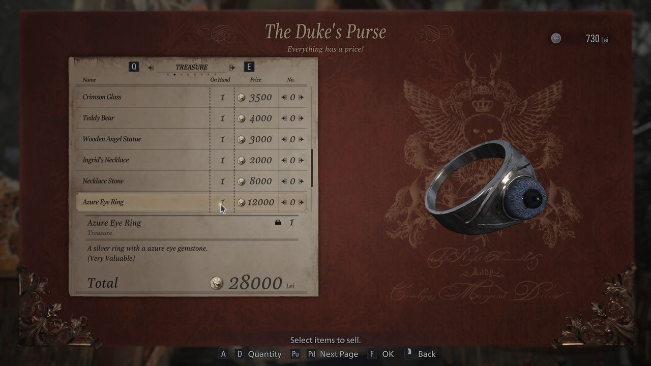 Resident Evil Village Azure Eye