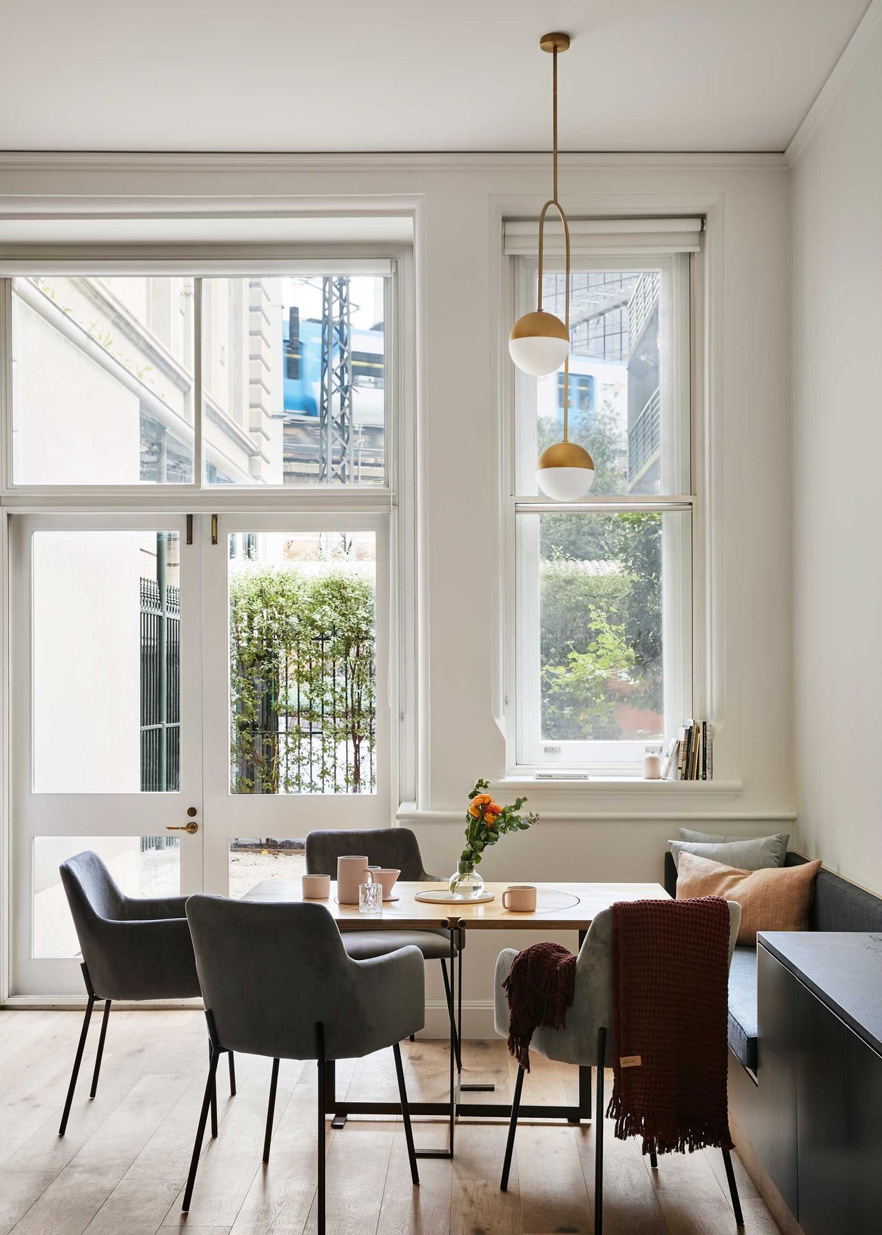 a dining table that folds out