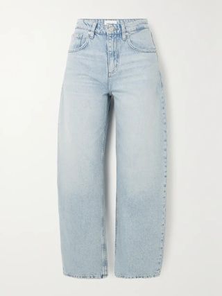 FRAME, + Net Sustain Long Barrel High-Rise Tapered Jeans