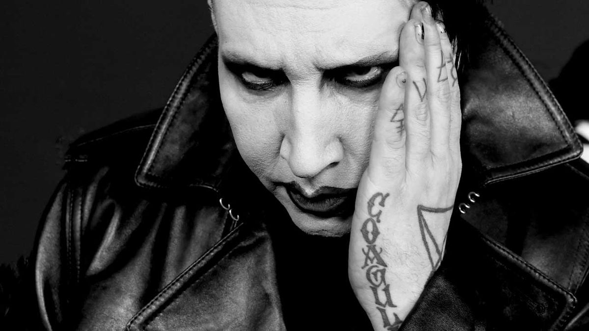 Marilyn Manson on the red carpet