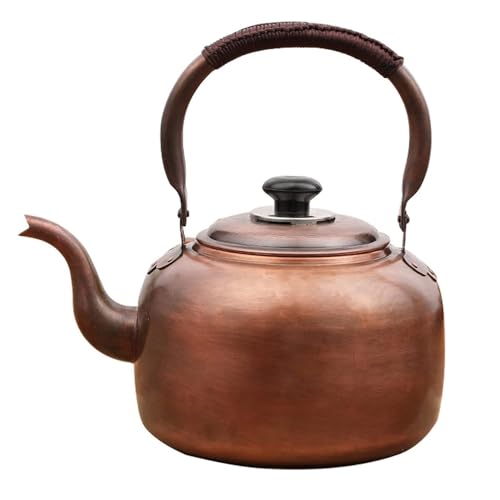 Generic Whistle Tea Pot,tea Kettle,copper Kettle,water Boiling Beep,with Ergonomic Handle, for Gas, Induction,stovetops, 16&amp;times;27, Fg001