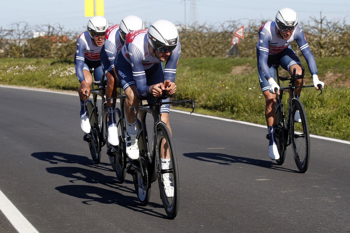 Settimana Internazionale Coppi e Bartali 2021 36th Edition TTT Gatteo Gatteo 10 km 23032021 Trek Segafredo photo Roberto BettiniBettiniPhoto2021