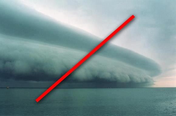 Meteorologists say this image is Photoshopped.