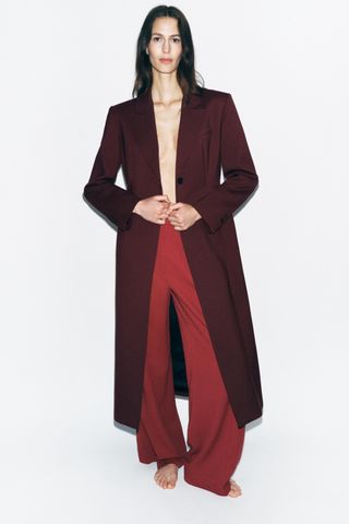 Long Fitted Coat Zw Collection