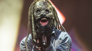 Corey Taylor onstage with Slipknot in 2025