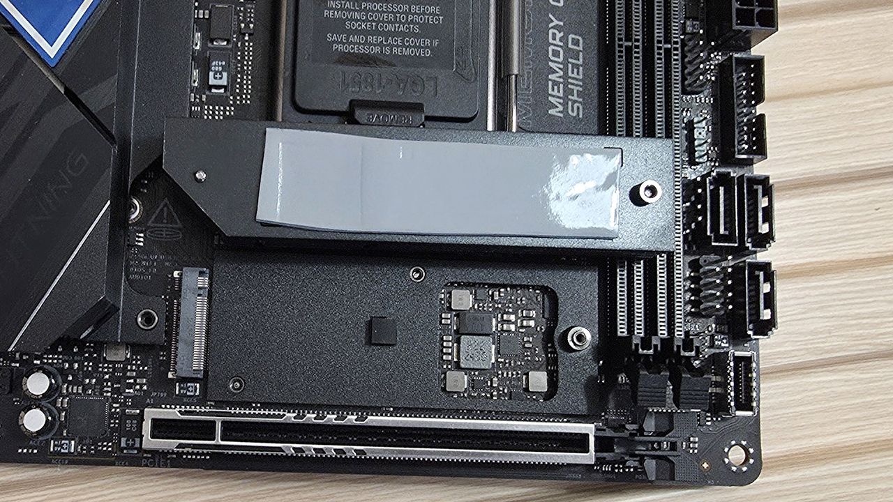 Testing motherboard m.2 heatsinks