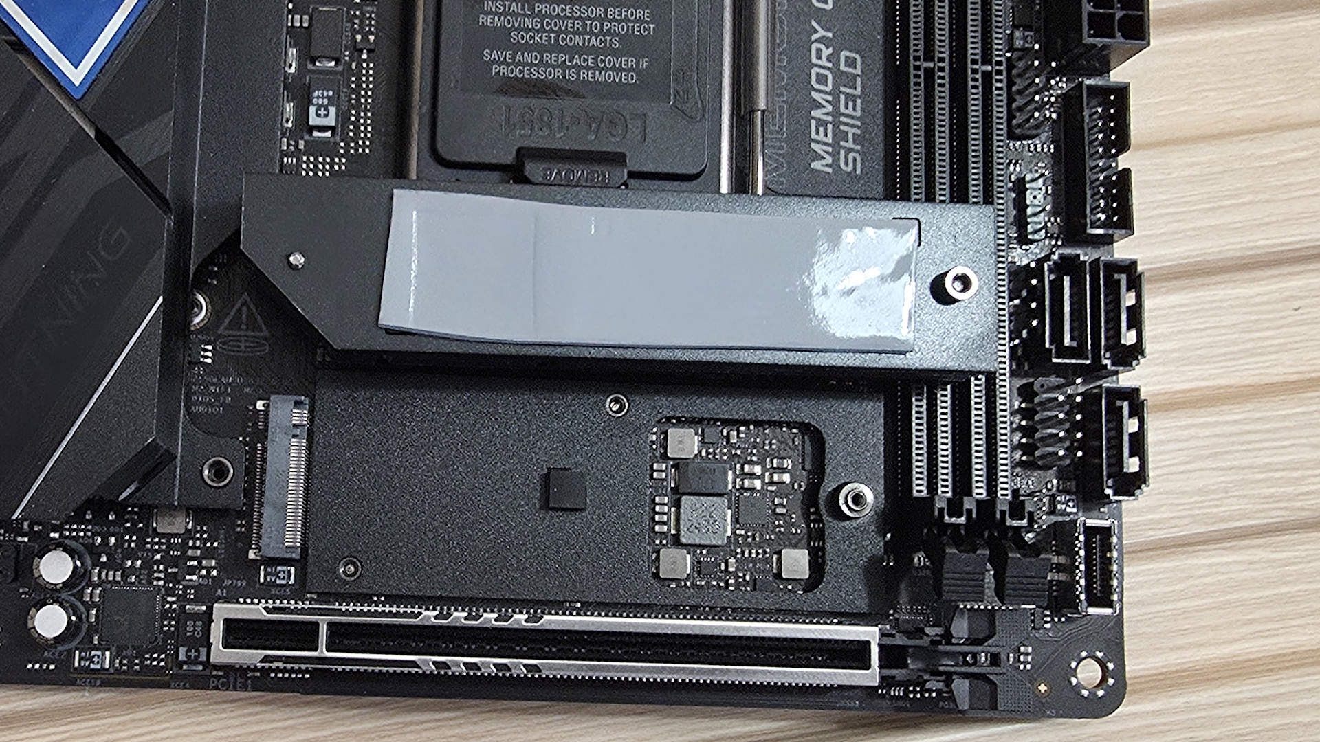 Testing motherboard m.2 heatsinks