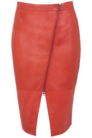 Miss Selfridge Red Pencil Skirt, £80