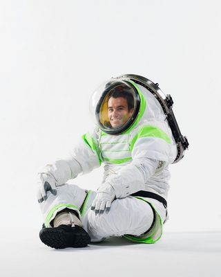 The Z-1 spacesuit will potentially be used to explore different planets.