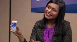 Kelly Kapoor showing off her business skills