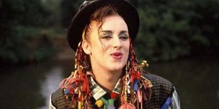 Boy George in Karma Chameleon music video