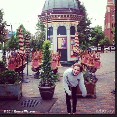 Emma Watson Laughs for Turkey