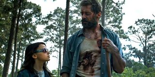 Hugh Jackman and Dafne Keen in Logan