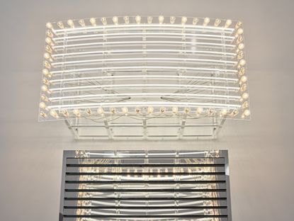 Echo (detail), 2019, by Philippe Parreno, installation view at the Museum of Modern Art, New York