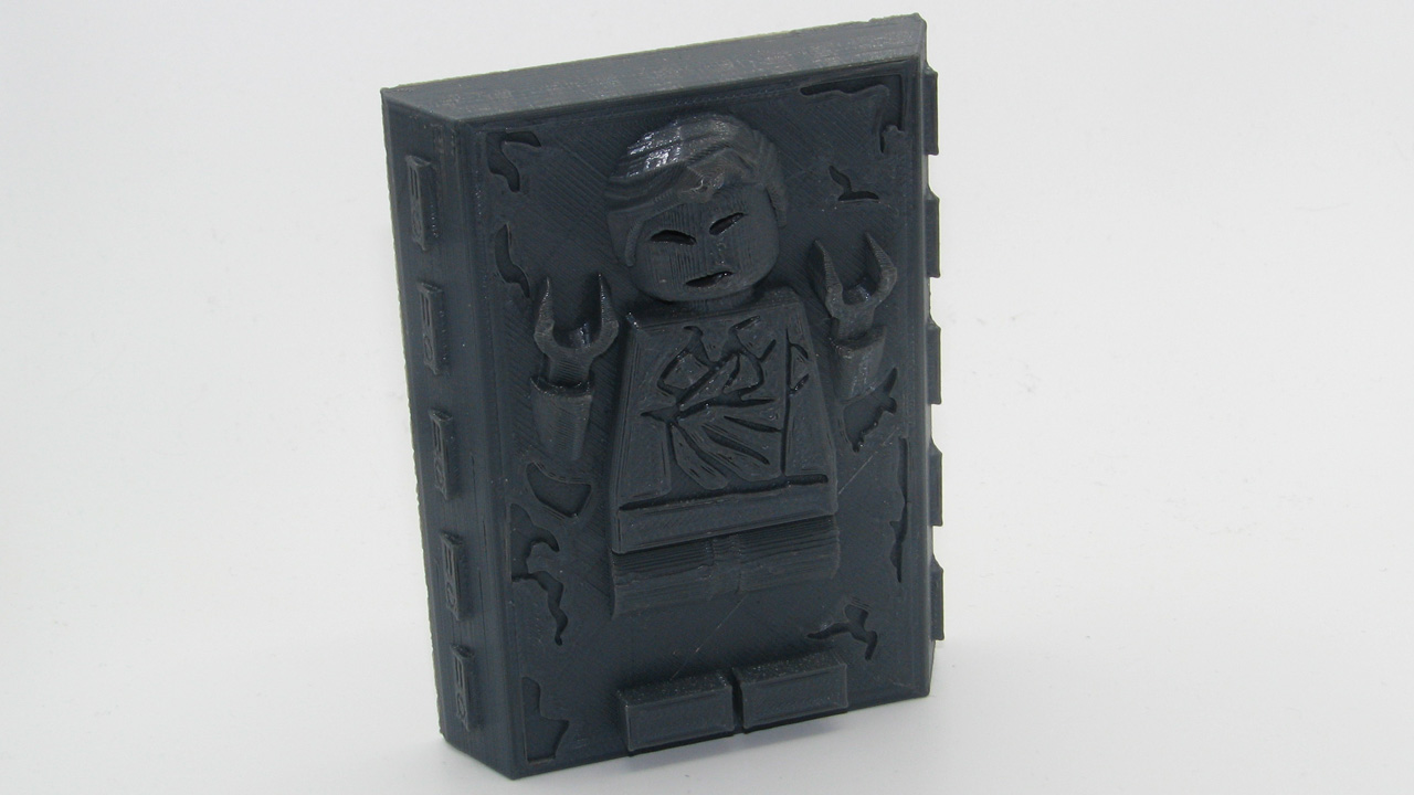 Lego Han Solo in carbonite by r2me2