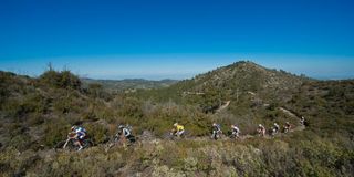 The scenery during the Afxentia mountain bike stage race in Cyprus