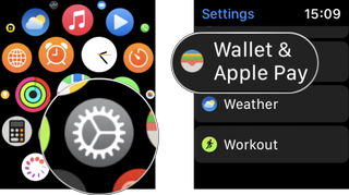 Set up Apple Pay Express Transit on Apple Watch: On your Apple Watch, open the Settings app, scroll down and tap Wallet & Apple Pay.