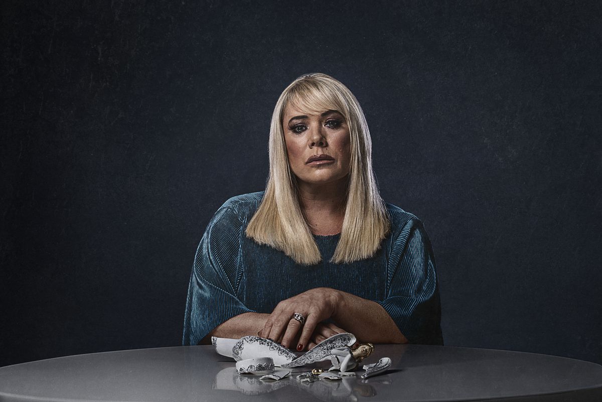 EeastEnders star Letitia Dean as Sharon Mitchell Christmas 2019