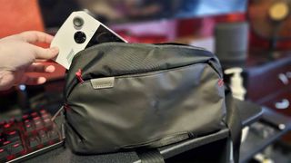 Tomtoc Carrying Bag with ROG Ally inside.