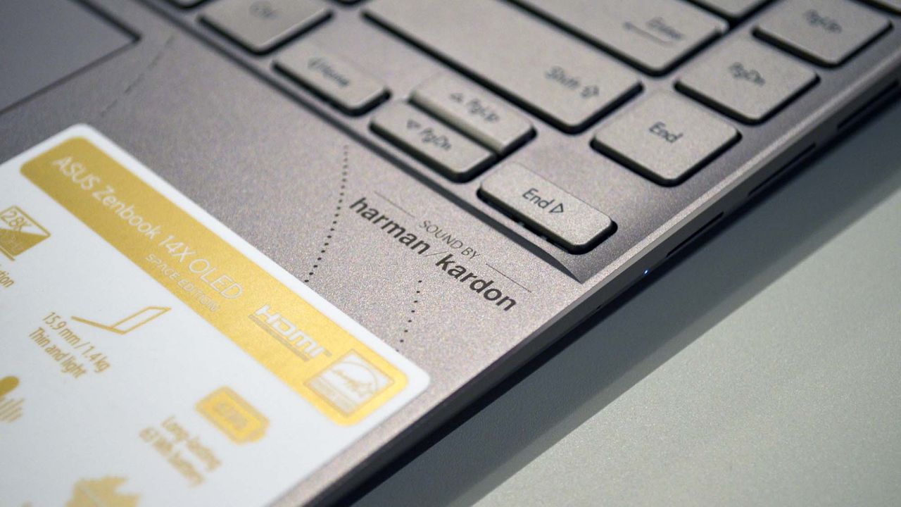 An Asus ZenBook 14X OLED Space Edition