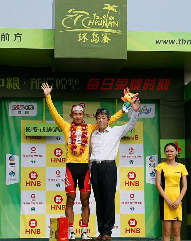 Wang Meiyin (Chn) Hengxiang moves into the overall lead at Tour of Hainan