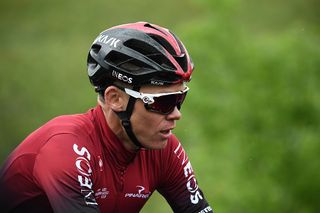 Chris Froome (team Ineos) racing the opening stage at Criterium du Dauphine