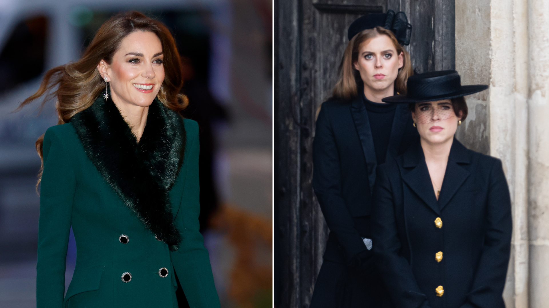 Princess Beatrice and Princess wear black outfits and release statement about missing Kate Middleton Christmas carol concert