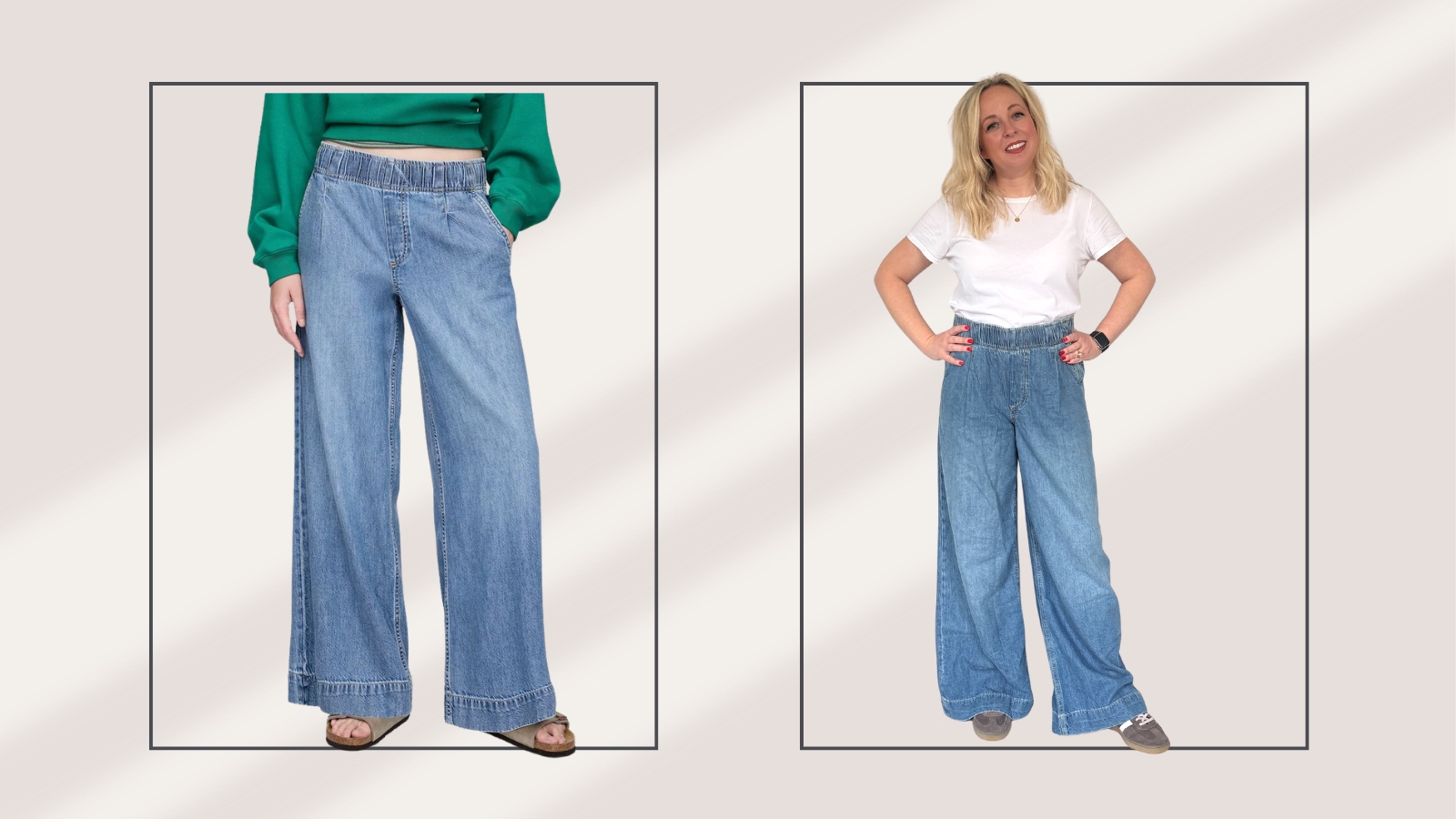 Antonia Kraskowski wearing Gap jeans