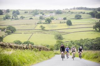Cyclists getting out and enjoying Britain's countryside in the best way possible - by bike. Photo by Chris Catchpole
