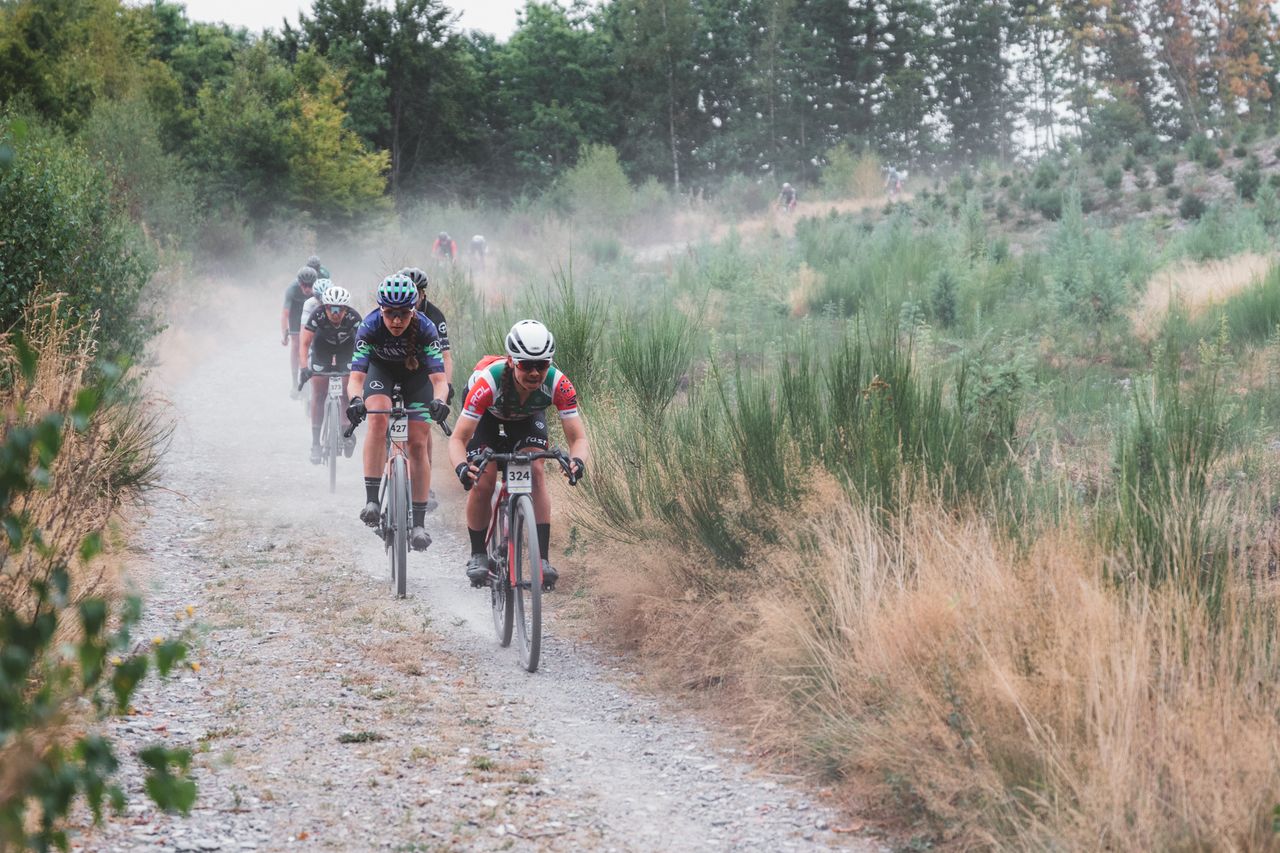 Houffa Gravel race in Belgium, part of the 2022 UCI Gravel World Series