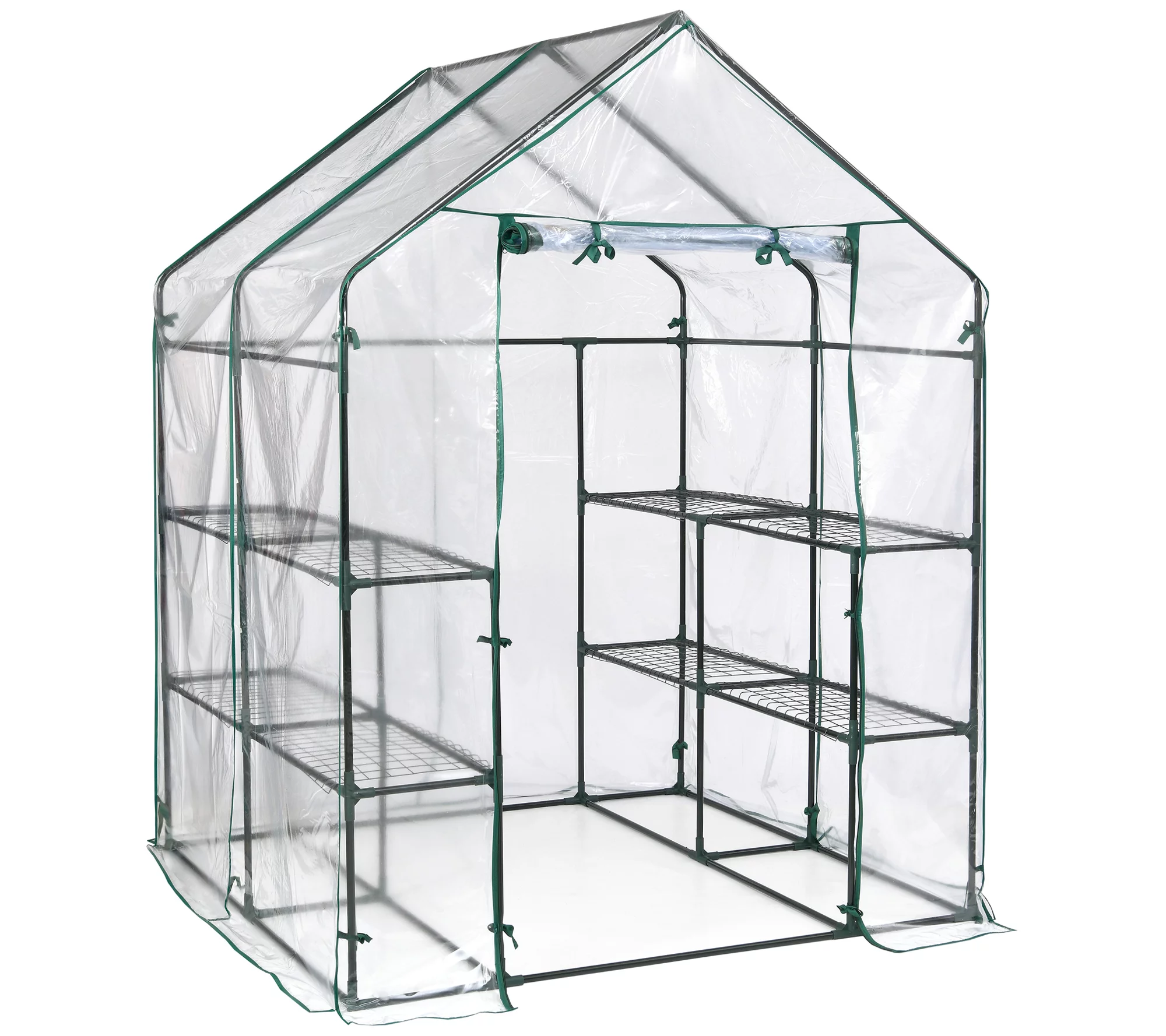 Miracle-Gro Mini Greenhouse 4' 8&amp;quot; X 4' 8&amp;quot; X 6'&amp;quot;