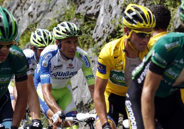 Ivan Basso Follows Thomas Voeckler