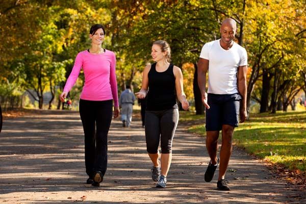 Group of joggers