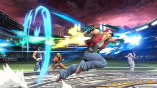 Super Smash Bros Ultimate screenshot - Terry Bogard punching leftwards