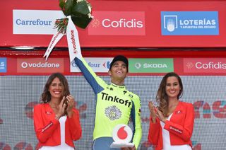 The most aggressive prize went to Alberto Contador (Tinkoff)