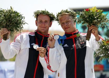 Stefan Henze, right, and Marcus Becker at the 2004 Olympics.