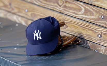 A Yankees hat. 