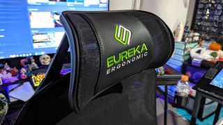 Eureka Ergonomics Typhon in the reviewer's gaming area