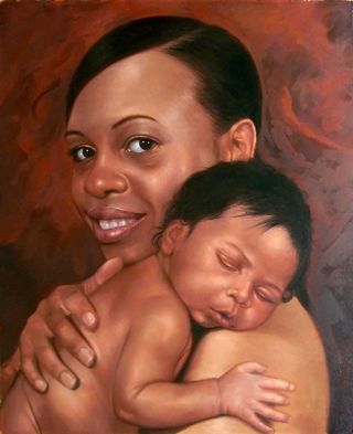 mother and baby Paint Your Life