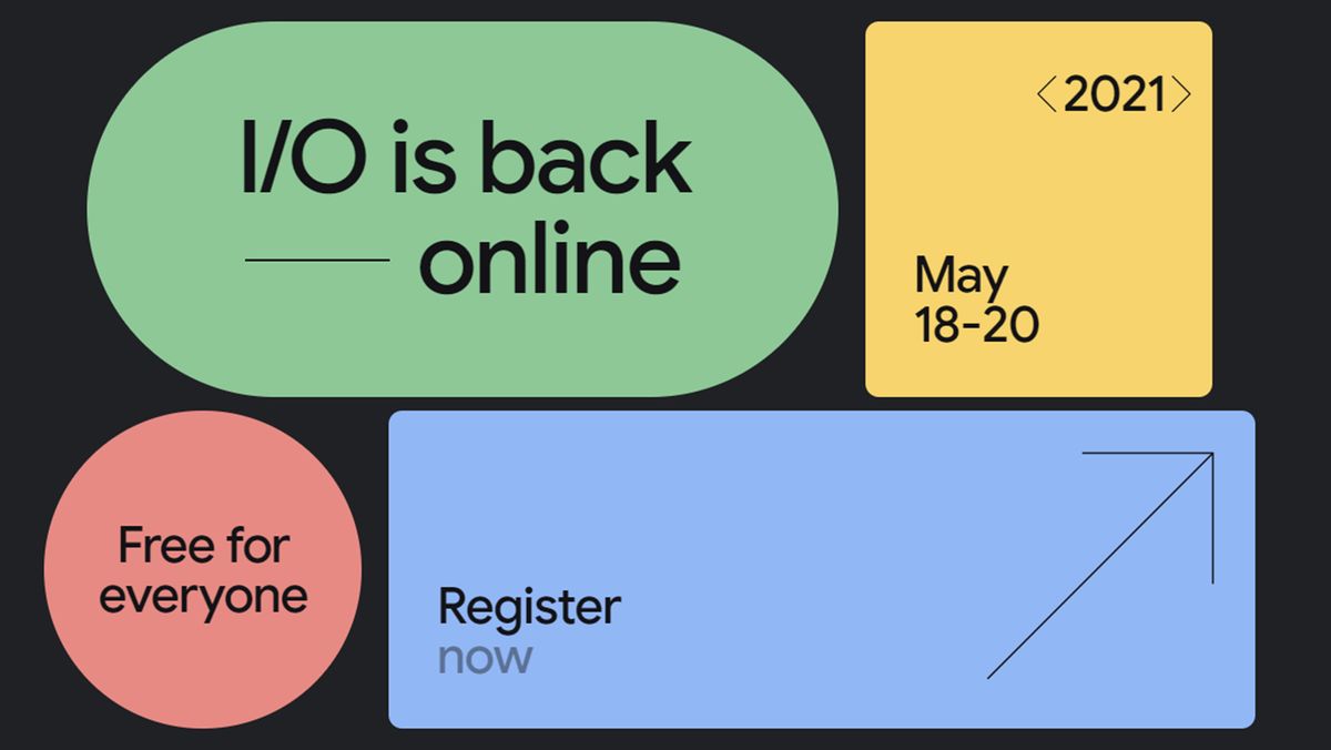 Google I/O 2021 registration site