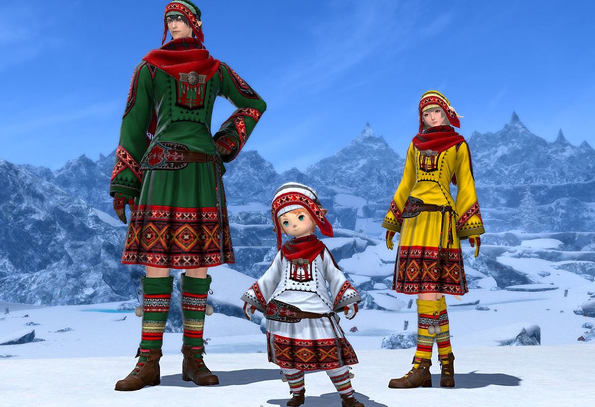 Final Fantasy 14 Far Northern Attire DLC