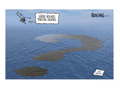 Editorial cartoon Malaysian Air missing