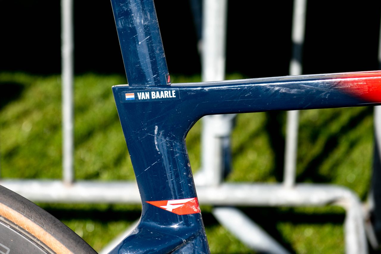 Dylan van Baarle's Roubaix-winning Pinarello F